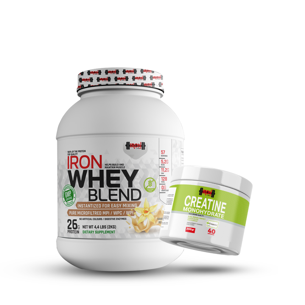 Pack Whey 2KG Vanille + Créatine Monohydrate 200g