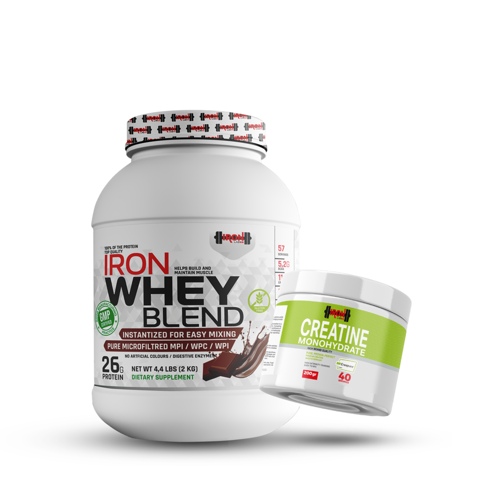 Pack Whey 2KG Chocolat + Créatine Monohydrate 200g